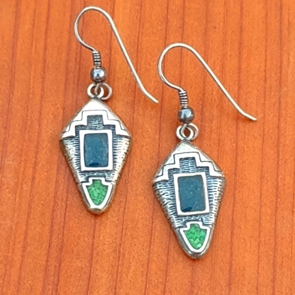 Carolyn Pollock Earrings Jewelry - Carolyn Pollock Relios 925 Earrings Vintage Estate Jewelry